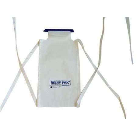 SUPERJOCK Relief Pak Insulated Ice Bag; Tie Strings; Large - 7 x 13 in. SU294012